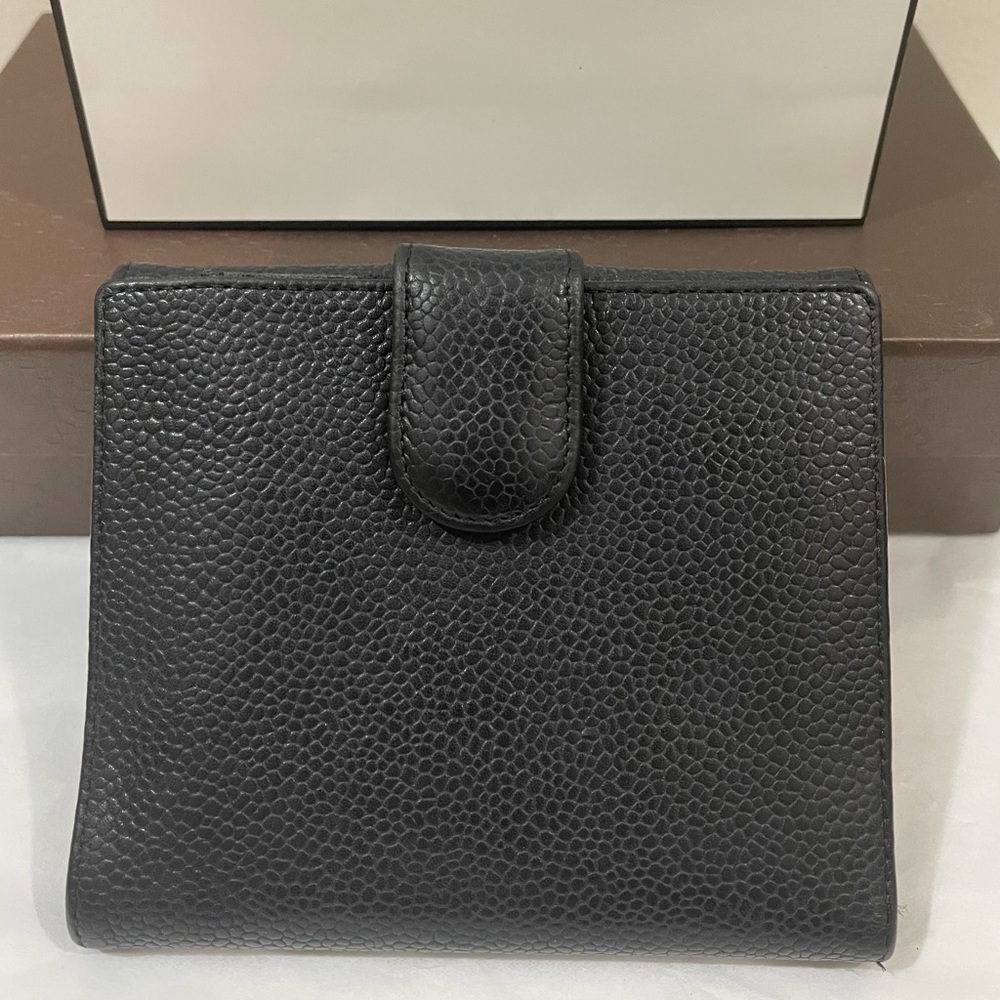 Soldā¼ļøš¤CHANEL Compact Wallet in Caviar Leatherš¤ - Picture 10 of 16